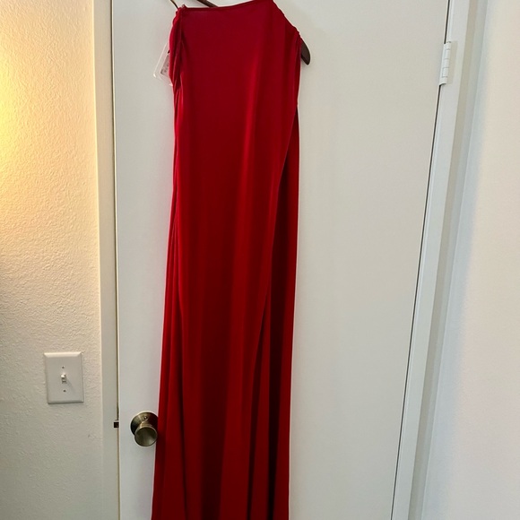 Naeem Khan Vibrant One Shoulder Dress - Picture 6 of 8